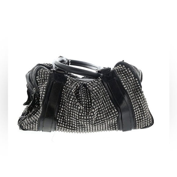 Rare Burberry Prorsum Pyramid Stud Knight Satchel - Picture 2 of 15